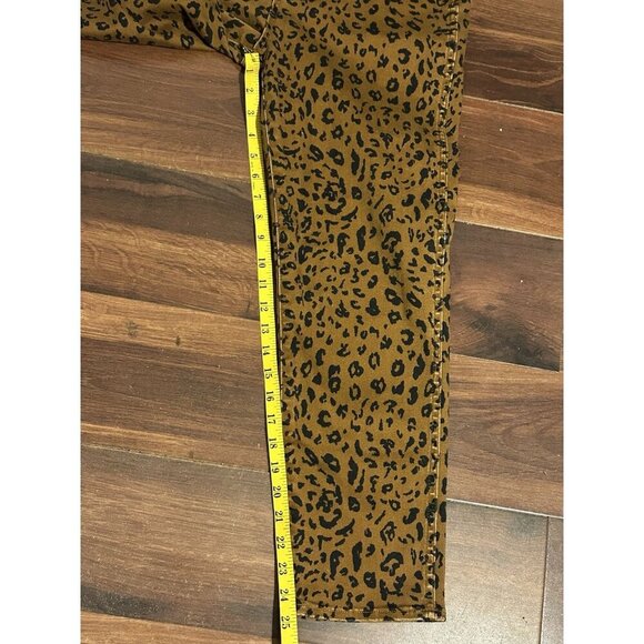 Madewell Women’s Stovepipe Jeans Leopard Print Size 29 - Picture 10 of 13